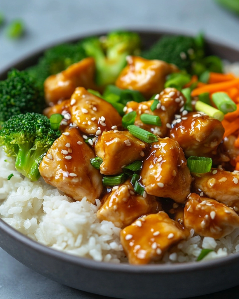 Homemade Sesame Chicken Rice Bowls – Better Than Takeout