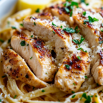 Easy Garlic Butter Chicken Linguine Recipe