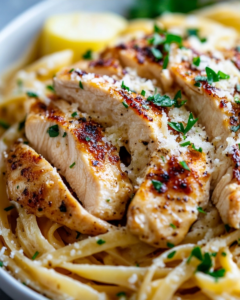 Easy Garlic Butter Chicken Linguine Recipe